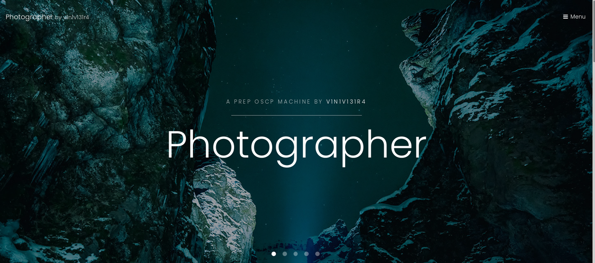 Photographer 1: Vulnhub Walkthrough